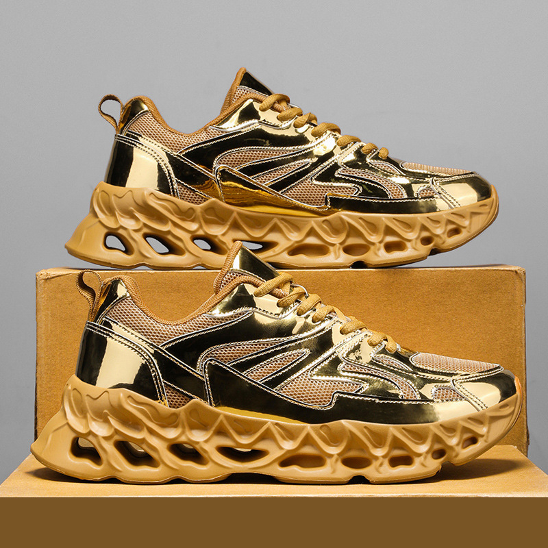 Pantofi de alergare K090, exterior PU + mesh, talpă EVA, închidere cu șireturi, respirabili