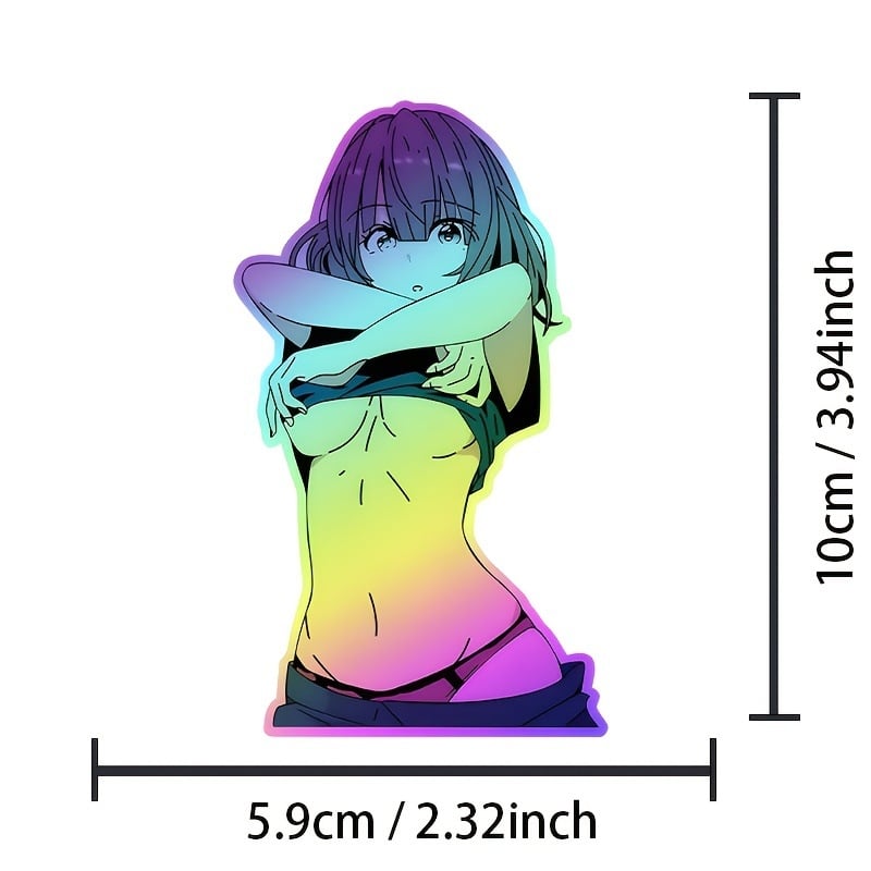 Auto un motocikla uzlīme — anime skaistuma raksts, līmēšanas uzstādīšana, izturīgs materiāls