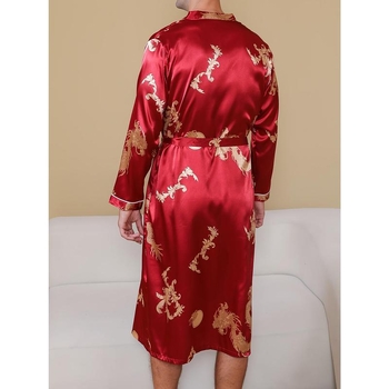 Miego kelnaitės su drakono raštu, Half-Side Fleece, medvilnės mišinys, pavasaris