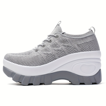 Pantofi baseball unisex cu partea superioară din textil, vârf din piele, talpă TPU, închidere cu șireturi pe spate, toc 8 cm+