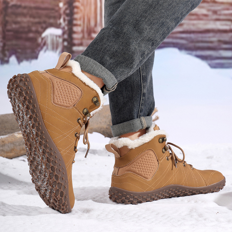 Vyriniai žieminiai sniego batai su fliso įdaila ir gumine padu