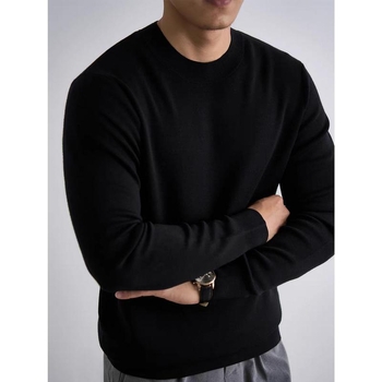 Pulover tricotat pentru bărbați: croială lejeră, guler rotund, grosime accentuată, material modal, păr de iepure