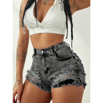 Jeans croiți drept, croială lejeră, căptușeală din fleece, închidere cu șnur