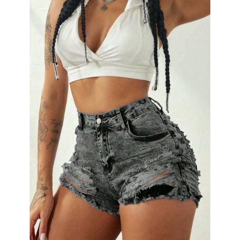 Jeans croiți drept, croială lejeră, căptușeală din fleece, închidere cu șnur