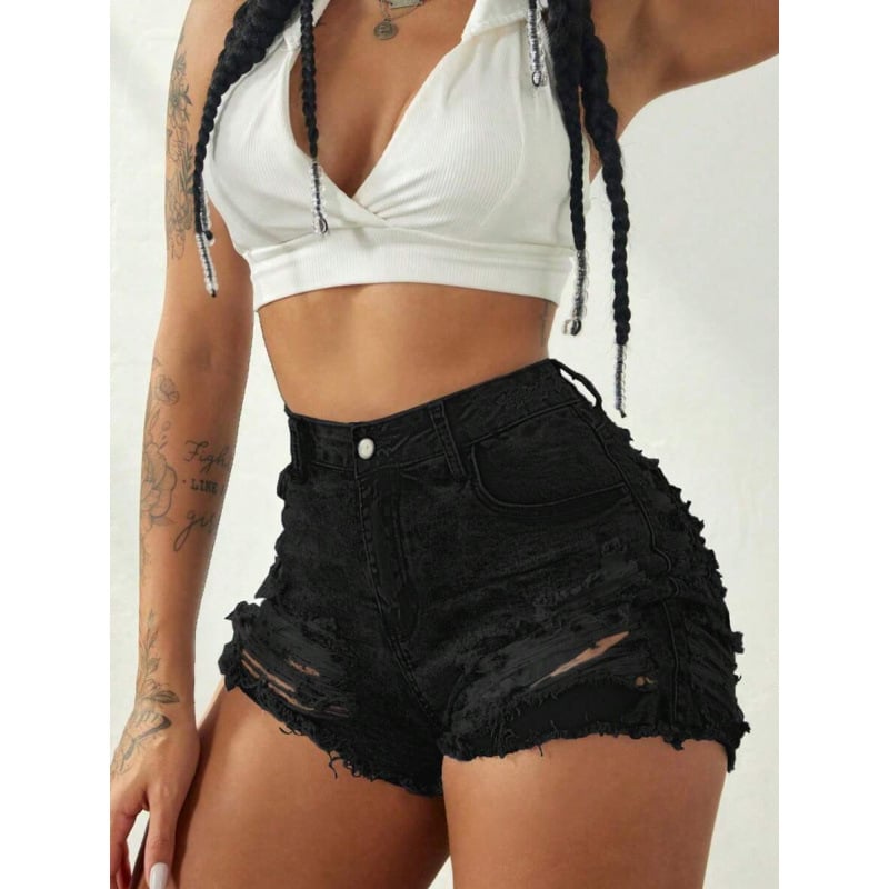 Jeans croiți drept, croială lejeră, căptușeală din fleece, închidere cu șnur