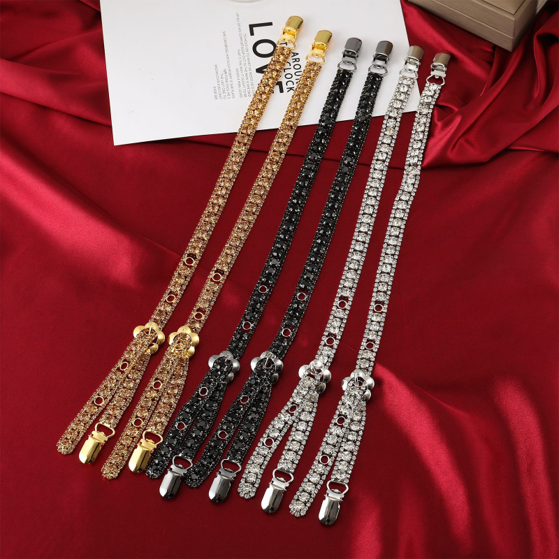 Презрамка за рамо за ханфу, метална, с диамантена украса и кристална закопчалка, замяна на презрамка, издаване пролет 2025 г.