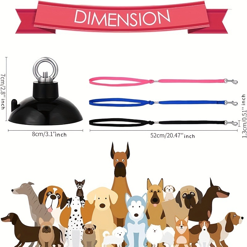 Σετ συγκρατητών με βεντούζες για μπανιέρες περιποίησης σκύλων — Σιλικόνη (Μη εισαγόμενο; Διασυνοριακή εξαγωγή αποκλειστική; Για σκύλους)