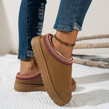 Sieviešu slip-on mūļi, velūra augšdaļa, apaļa pirksta forma, zems augums, 3-5 cm papēdis, TPR zole