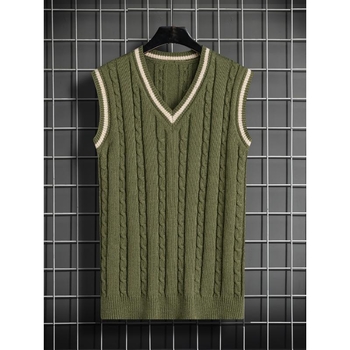 Laisvo kirpimo sportinė liemenė su dryžių raštu, corduroy audinys, pavasaris 2025