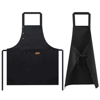 Ποδιά χωρίς μανίκια, αδιάβροχη, από μίγμα πολυεστερικού-βαμβακιού, μοντέρνο μινιμαλιστικό στυλ