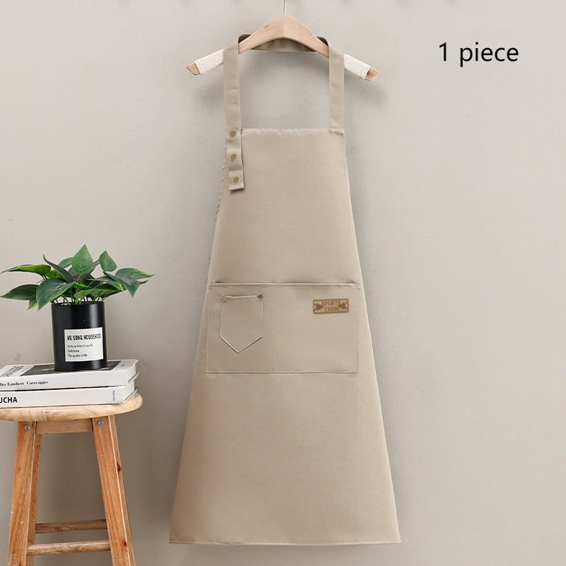 Ποδιά χωρίς μανίκια, αδιάβροχη, από μίγμα πολυεστερικού-βαμβακιού, μοντέρνο μινιμαλιστικό στυλ