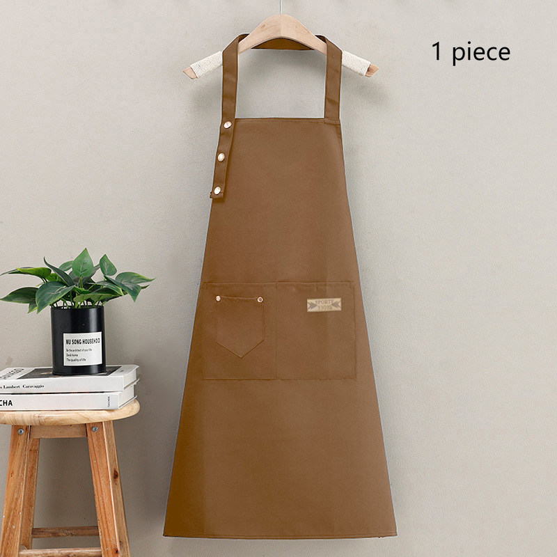 Ποδιά χωρίς μανίκια, αδιάβροχη, από μίγμα πολυεστερικού-βαμβακιού, μοντέρνο μινιμαλιστικό στυλ