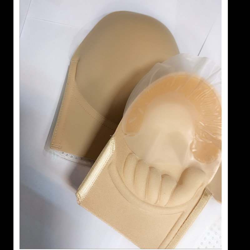 Αόρατο σουτιέν χωρίς τιράντες, ενιαίας κατασκευής με καλούπια 3/4, ύφασμα Nylon/Polyamide με επένδυση σιλικόνης, κούμπωση εμπρός