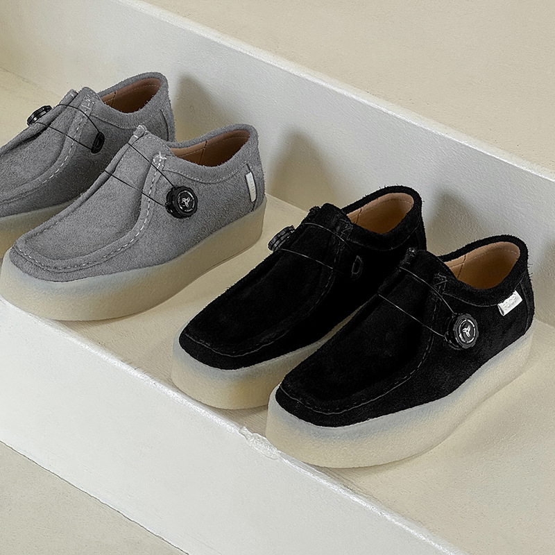 Vyriniai Slip-On laisvalaikio batai su velūro viršutine dalimi, gumine pada, anti-slip, modelis 53315, vasara 2025