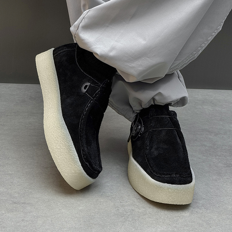 Vyriniai Slip-On laisvalaikio batai su velūro viršutine dalimi, gumine pada, anti-slip, modelis 53315, vasara 2025