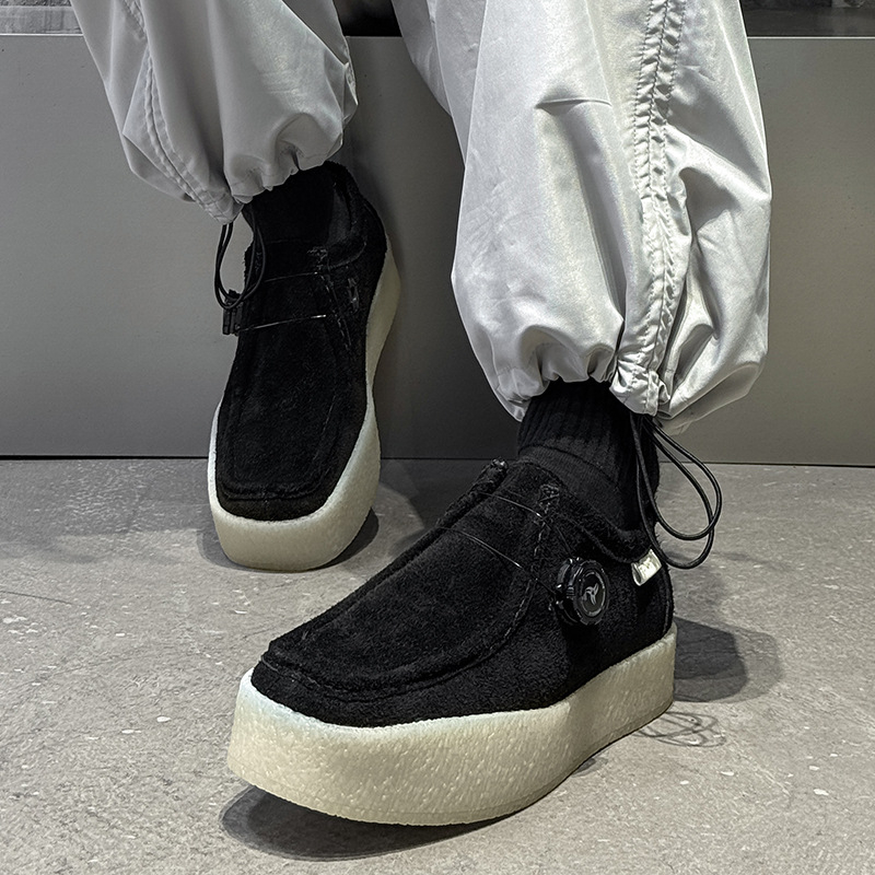 Vyriniai Slip-On laisvalaikio batai su velūro viršutine dalimi, gumine pada, anti-slip, modelis 53315, vasara 2025