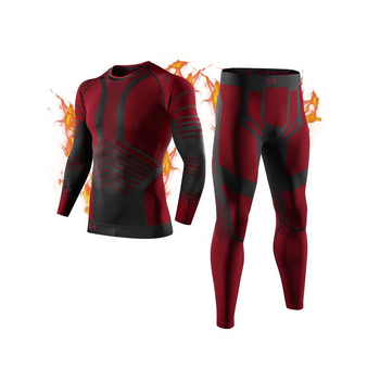 Vyrų terminis apatinių komplektas, nailonas, megztinio stiliaus, 100% nailonas, šiltas, paaugliams, pavasaris