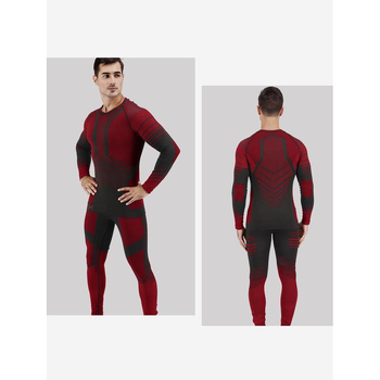 Vyrų terminis apatinių komplektas, nailonas, megztinio stiliaus, 100% nailonas, šiltas, paaugliams, pavasaris