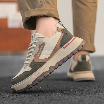 Vyriski žvejybos bateliai – žemas viršutinės dalies, raišteliai priekyje, kvėpuojanti tinklinė įdaila, viršus iš sintetinės odos, spalvų blokavimo raštas