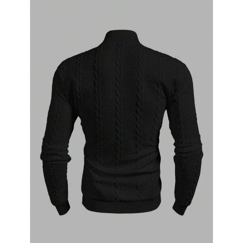 Cămașă de fleece cu guler înalt, mâneci lungi, ramie 51–70%, greutate 400 g, patru sezoane