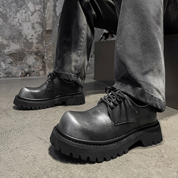 Kasdieniai unisex batai su papildomu aukščiu, žemo profilio, PU viršus, modelis 14702-K