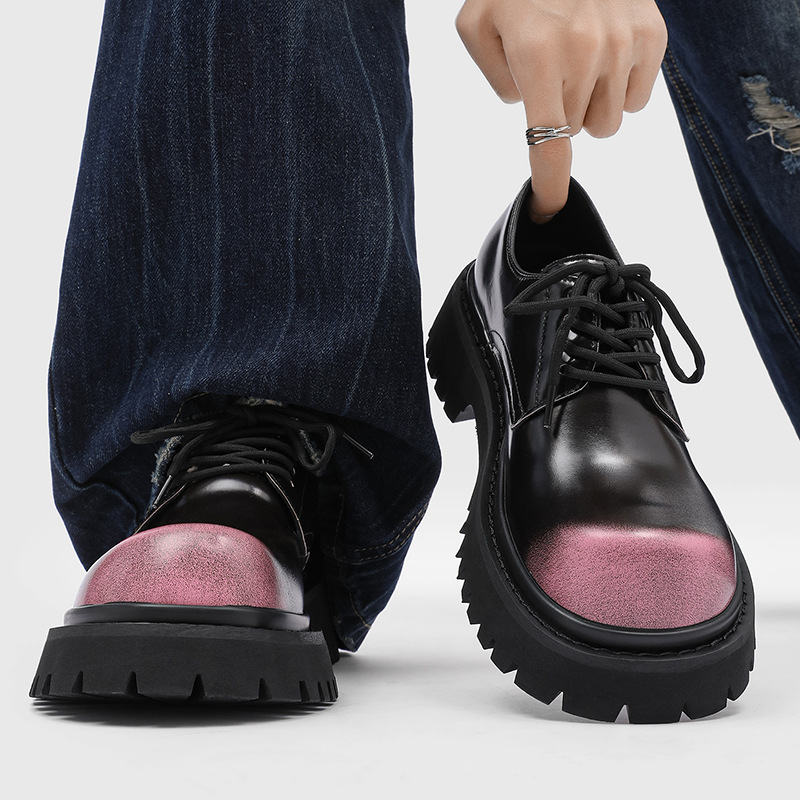 Kasdieniai unisex batai su papildomu aukščiu, žemo profilio, PU viršus, modelis 14702-K