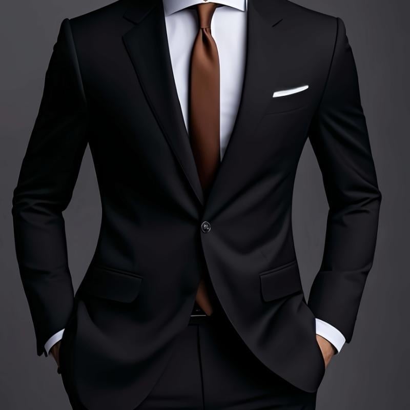 Vyriski Slim Fit kostiumas su švarku ir kelnėmis iš Corduroy audinio, pagrindinė medžiaga: linai, vienos sagos užsegimas, vientisas raštas, pavasaris 2025