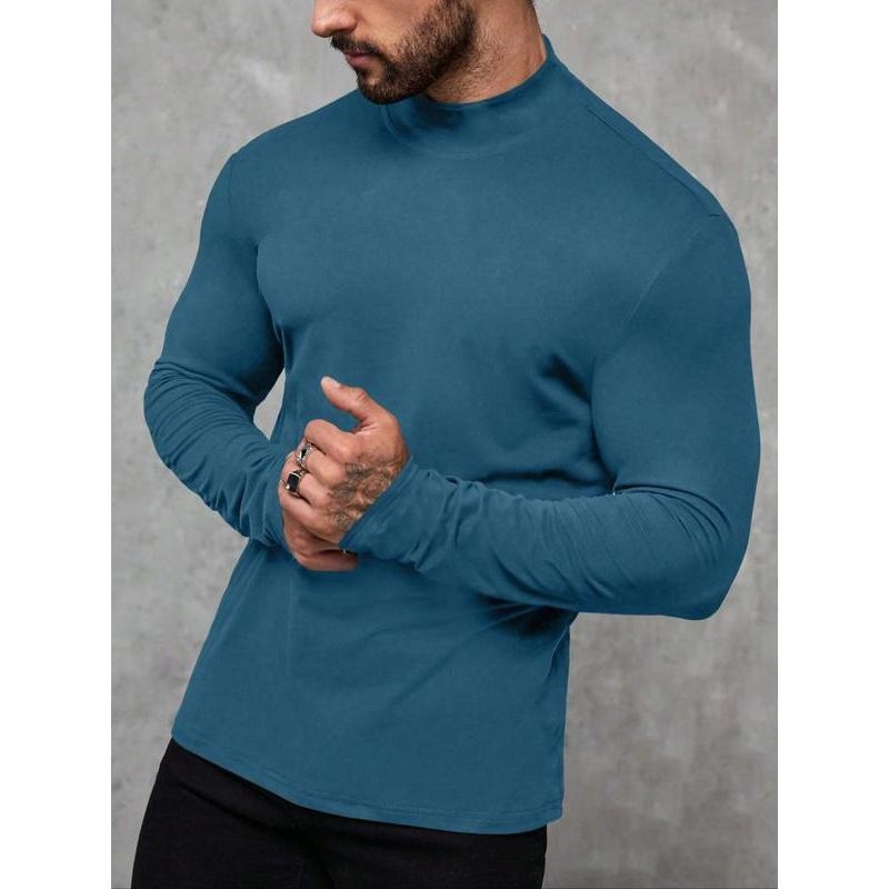 Unisex termālais tops ar garām piedurknēm, apaļš kakls, ļoti plāns audums, viskozes satīns, vienkrāsains