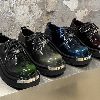 Vyrų laisvalaikio batai - anti-slip, priekinis raištelis, guminė padas, viršutinė medžiaga Super Migration, išleidimas: 2025 m. vasara