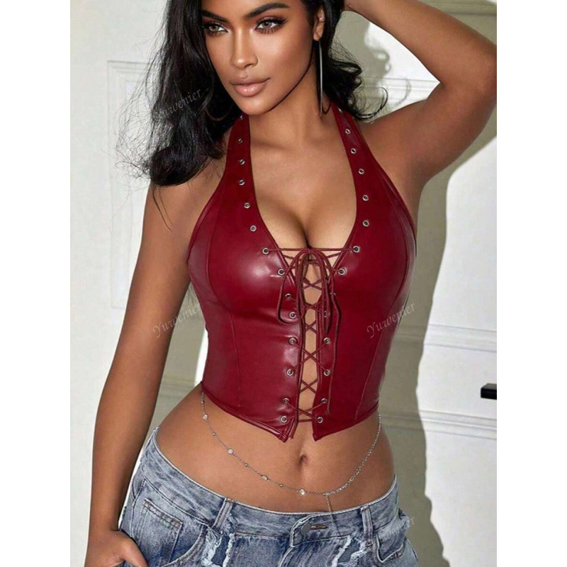 B6789 Plonas šortai iš medvilnės-lino, su punk skylutėmis ir diržu