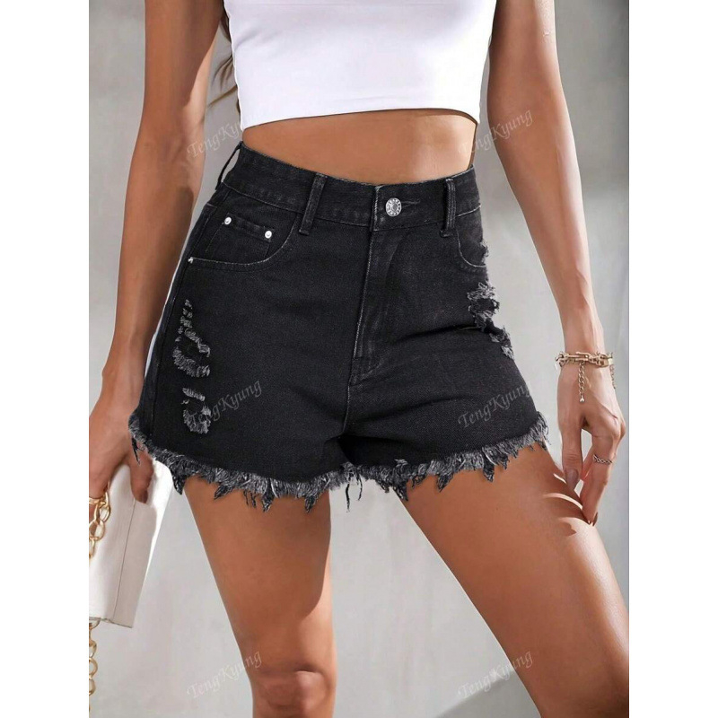 Jeansi pentru femei cu croială dreaptă, lungi, căptușiți cu fleece, talie dublă, închidere cu șnur, stil office lejer