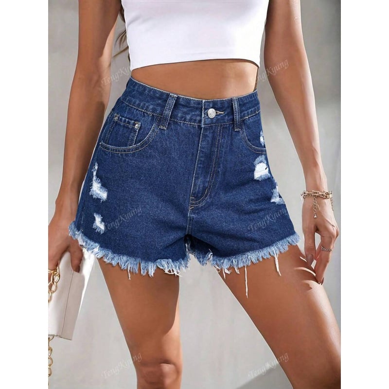 Jeansi pentru femei cu croială dreaptă, lungi, căptușiți cu fleece, talie dublă, închidere cu șnur, stil office lejer