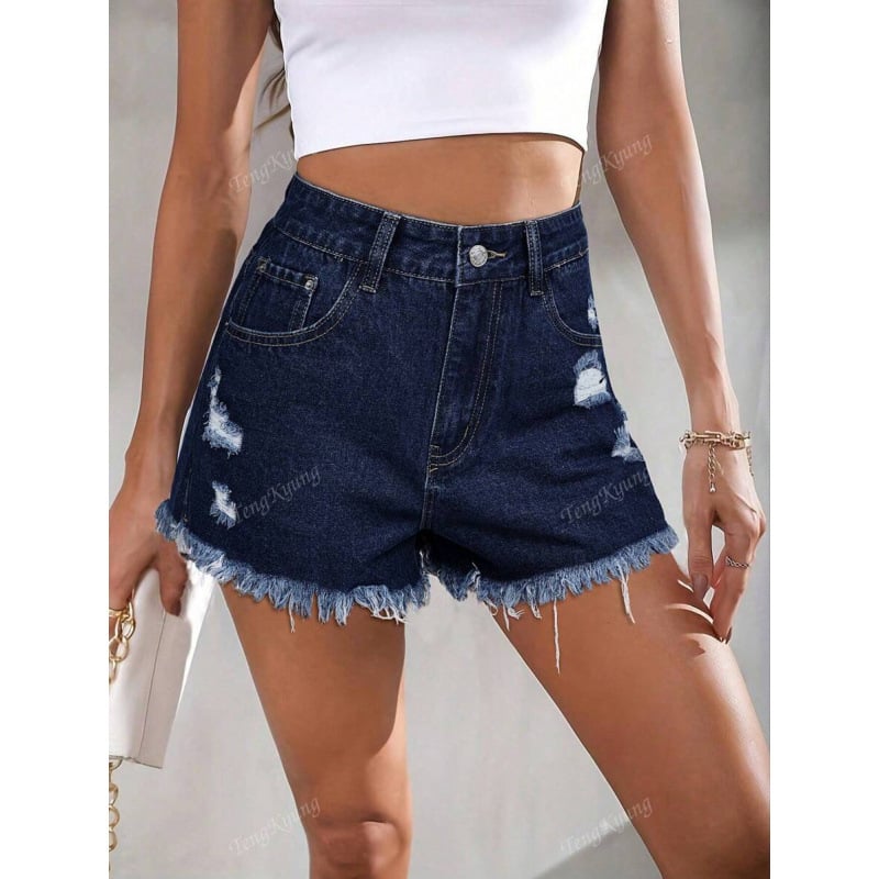 Jeansi pentru femei cu croială dreaptă, lungi, căptușiți cu fleece, talie dublă, închidere cu șnur, stil office lejer