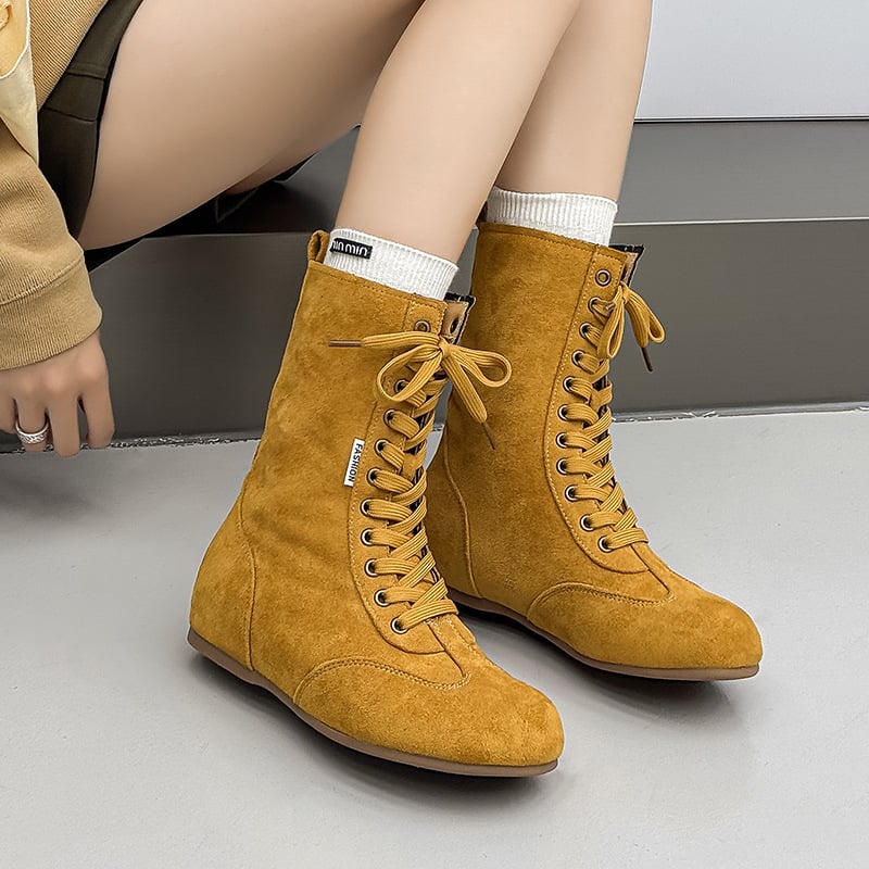 Vyriniai aukšti Martin bateliai, veliūrinis viršus, tinklinė įdėklas, plastikinis padas, priekinis raištis