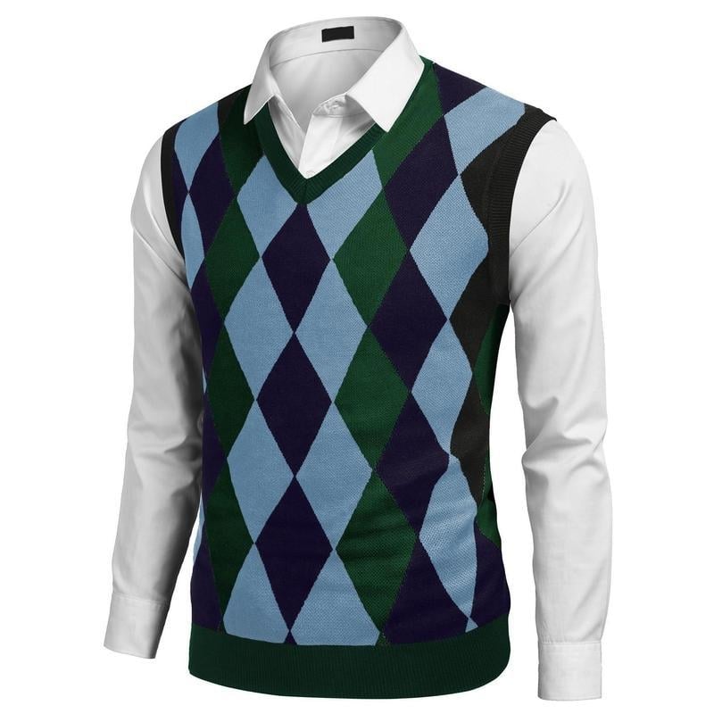 Casual vyriška liemenė su dryžių raštu, laisvo kirpimo, lino audinys ir corduroy audinys, pavasaris 2025