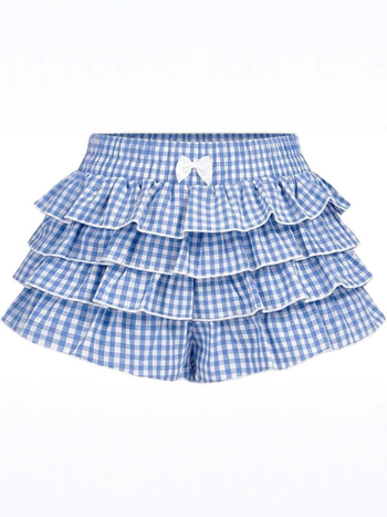 Suknja s visokim pojasom i leopardim uzorkom, svjež i sladak stil, poliester 30-50% (tiskanje/farbanje)