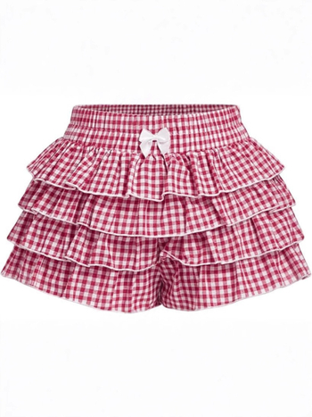 Suknja s visokim pojasom i leopardim uzorkom, svjež i sladak stil, poliester 30-50% (tiskanje/farbanje)