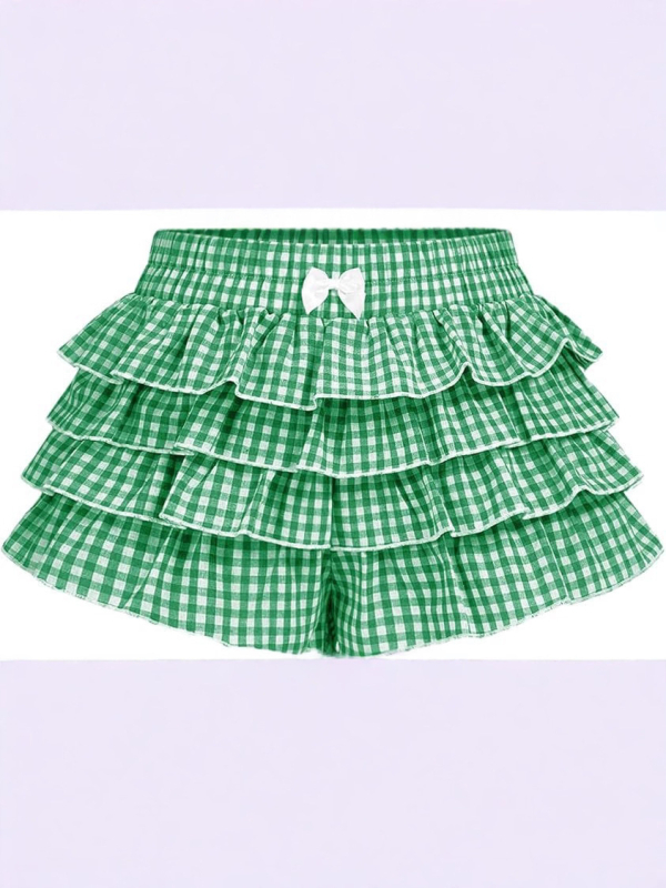 Suknja s visokim pojasom i leopardim uzorkom, svjež i sladak stil, poliester 30-50% (tiskanje/farbanje)