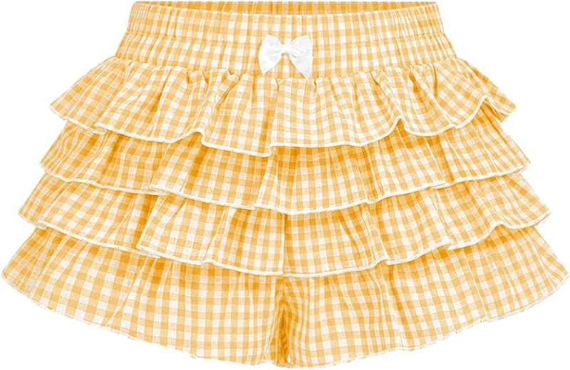 Suknja s visokim pojasom i leopardim uzorkom, svjež i sladak stil, poliester 30-50% (tiskanje/farbanje)