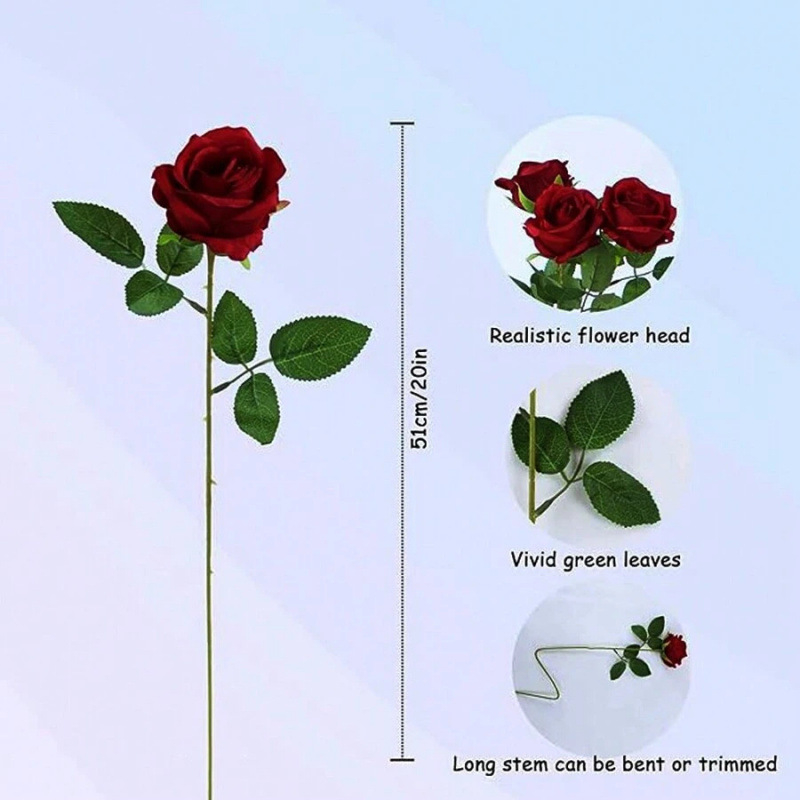 Mākslīgās rozes, preces kods sh49486492; Materiāls: Cits; Meistarība: Cits; Lietošana: Cits