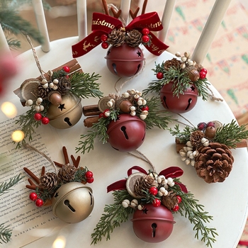 Κουδουνάκια χριστουγεννιάτικα κρεμαστά διακοσμητικά για δέντρο και πόρτα, ευρωπαϊκό και αμερικανικό στυλ, υλικό: Άλλο, Χριστούγεννα