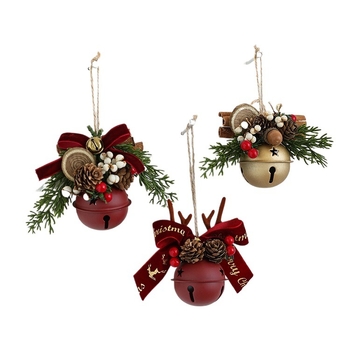 Κουδουνάκια χριστουγεννιάτικα κρεμαστά διακοσμητικά για δέντρο και πόρτα, ευρωπαϊκό και αμερικανικό στυλ, υλικό: Άλλο, Χριστούγεννα