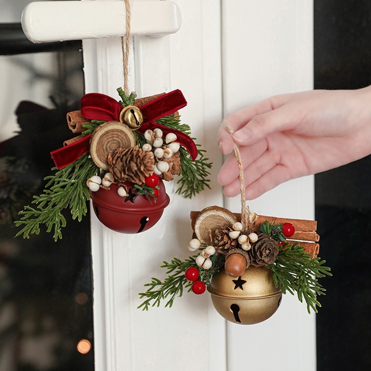 Κουδουνάκια χριστουγεννιάτικα κρεμαστά διακοσμητικά για δέντρο και πόρτα, ευρωπαϊκό και αμερικανικό στυλ, υλικό: Άλλο, Χριστούγεννα