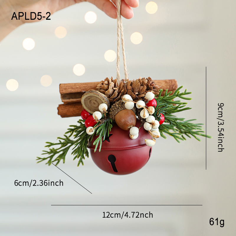 Κουδουνάκια χριστουγεννιάτικα κρεμαστά διακοσμητικά για δέντρο και πόρτα, ευρωπαϊκό και αμερικανικό στυλ, υλικό: Άλλο, Χριστούγεννα