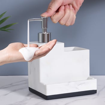 Kutija za kozmetiku od smole s pretincima za kupaonicu, model 0031, kapacitet 18 L, prilagodljivo uz otisak logotipa