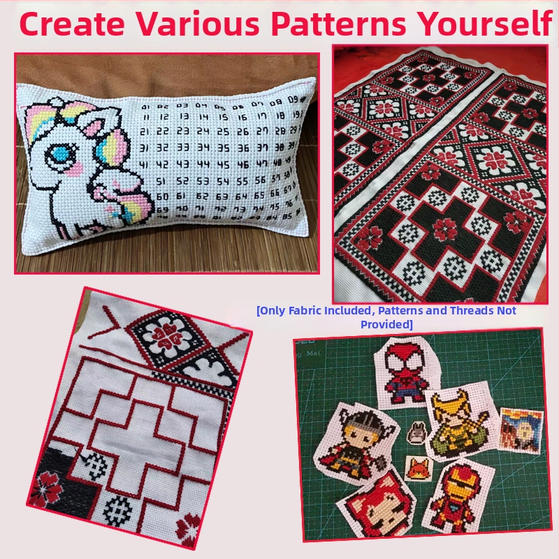 Плат за кръстат брод, SU бродерия, 11CT, средна мрежа