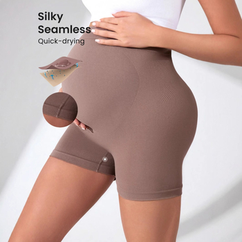 Nėščiųjų leginsai su aukšta juosme ir pilvo laikymo funkcija, trijų ketvirčių ilgis (Nailonas 95% + spandeks <30%, plonas audinys, pilvo laikymo funkcija)