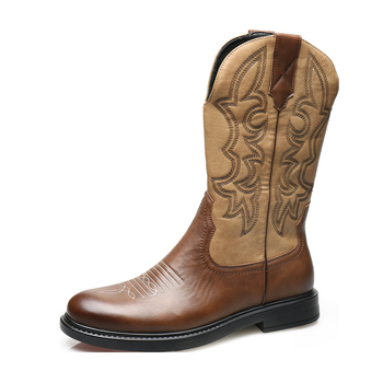 Vyriski Chelsea batai be raištelių, PU viršus, gumos padas, apvali nosis, kvadratinė kulnė, aukštas kojų ilgis, vasaros 2024 leidimas