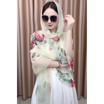 Love Rose eșarfă de vară din fir Yourou, țesătură simplă