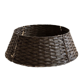 Kalėdų eglutės sijonas – imitacinis rotangas pynimas, trimatis dizainas, rankų darbo, plastmasė